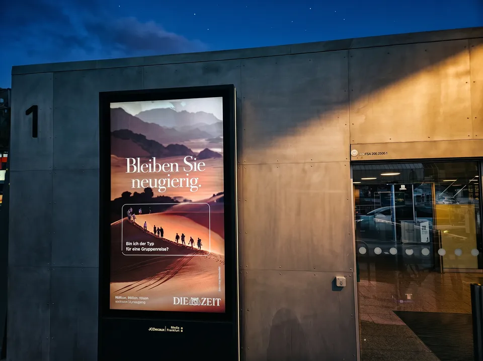 DIE ZEIT — Markenkampagne, still 3 of 6